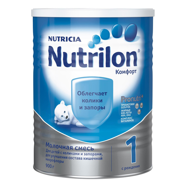 NUTRICIA (НУТРИЦИЯ) Молочная смесь Нутрилон Комфорт 1 900г