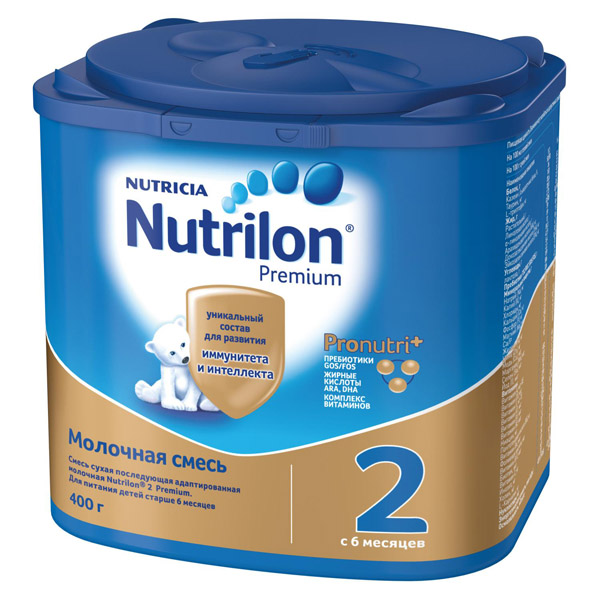 NUTRICIA (НУТРИЦИЯ) Молочная смесь Нутрилон 2 Премиум PronutriPlus с 6 месяцев 400г