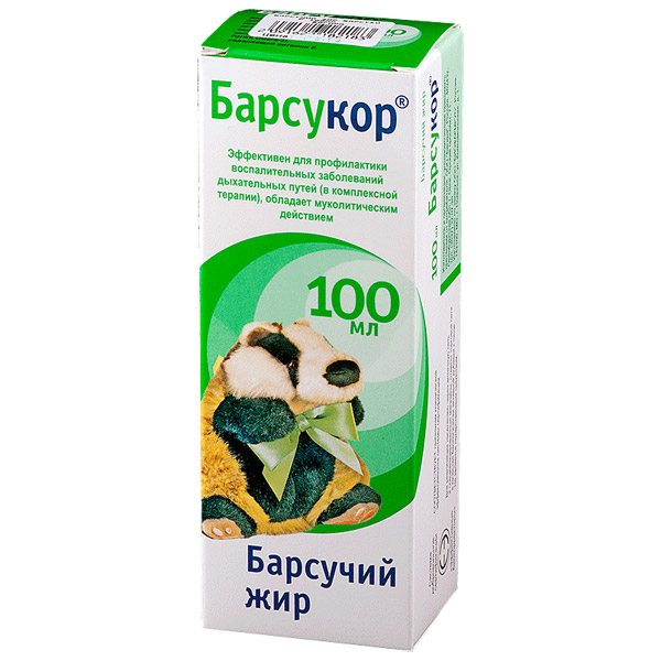 Барсукор барсучий жир 100мл