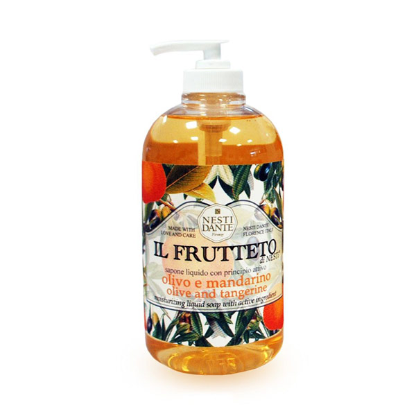 Мыло жидкое Нести Данте фруктовое Оливковое масло и мандарин 500мл