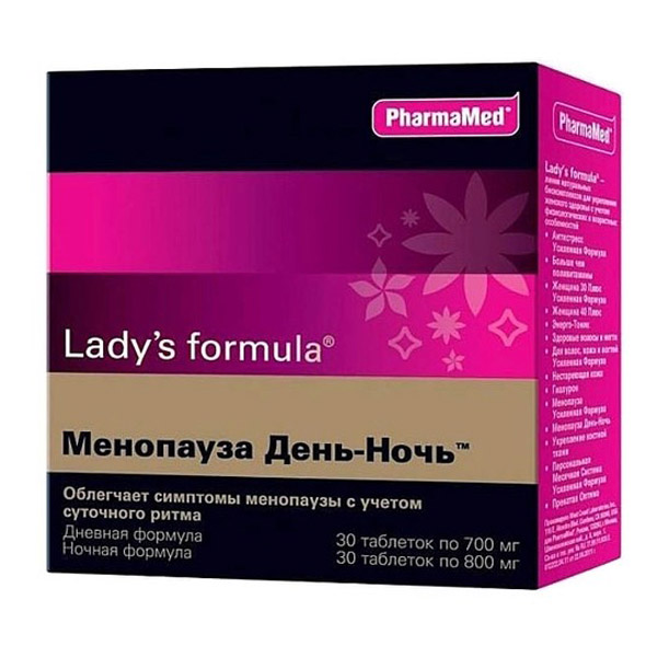 Lady's formula Менопауза День ночь таблетки  №30*2