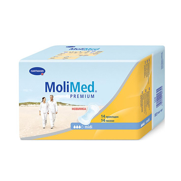 HARTMANN Прокладки впитывающие Molimed Premium midi для женщин №14