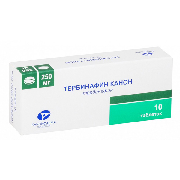 Тербинафин таблетки  250мг №14