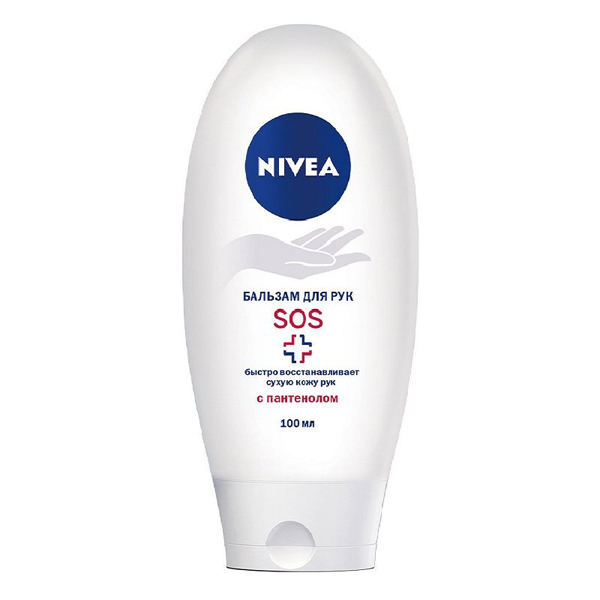 NIVEA (НИВЕЯ) Бальзам для рук SOS для сухой и потреск кожи Восстановление 100мл