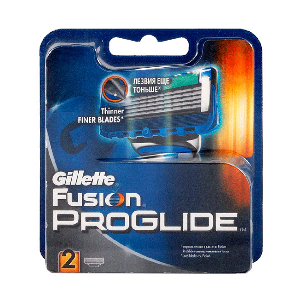 GILLETTE (ДЖИЛЛЕТТ) Кассета для станка Fusion Proglide (2 картриджа)