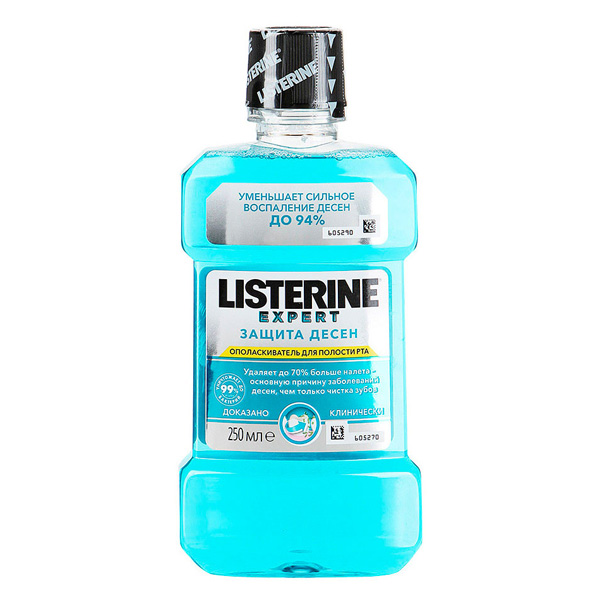 LISTERINE (ЛИСТЕРИН) Ополаскиватель полости рта  Защита десен 250мл