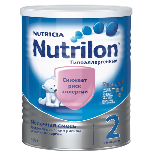 NUTRICIA (НУТРИЦИЯ) Молочная смесь Нутрилон гипоалергенный 2 400г
