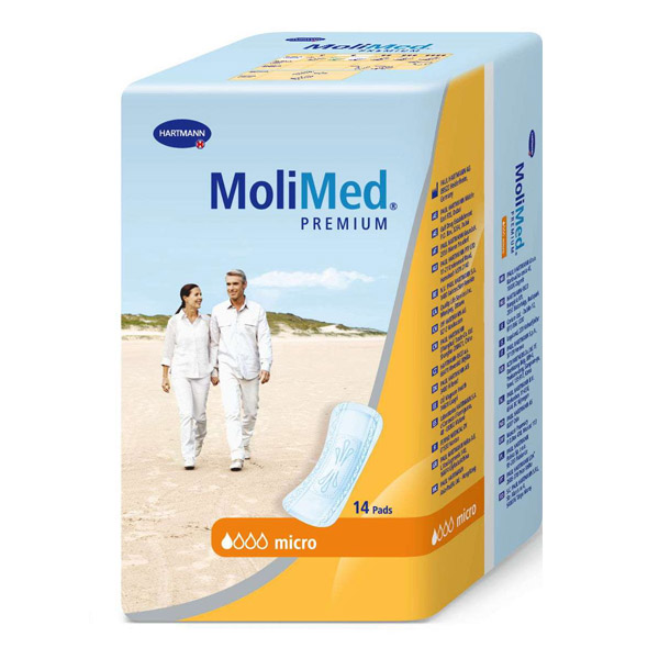 HARTMANN Прокладки впитывающие Molimed Premium micro для женщин 260мл №14