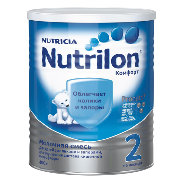 NUTRICIA (НУТРИЦИЯ) Молочная смесь Нутрилон Комфорт 2 с 6 месяцев 400г