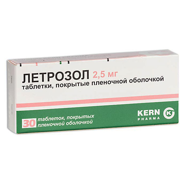 Летрозол таблетки  2,5мг №30 п/пл/о