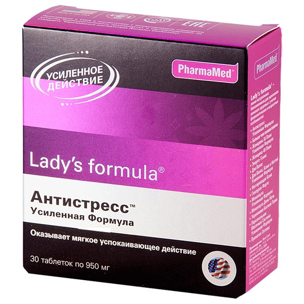 Lady's formula Антистресс усилен. таблетки  №30