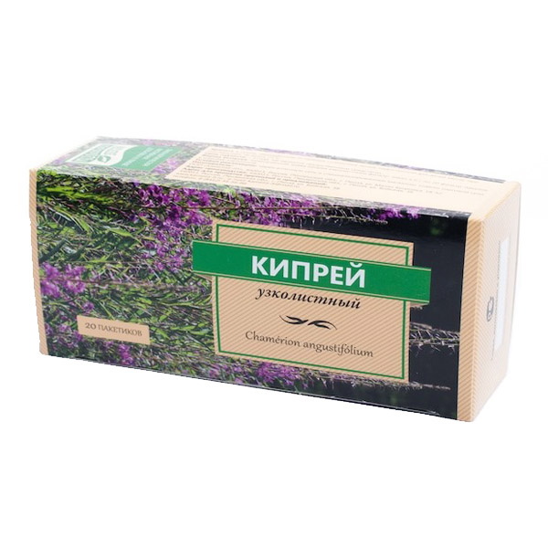 Кипрея (Иван-чая) узколистного трава фильтр-пакет 1г №20