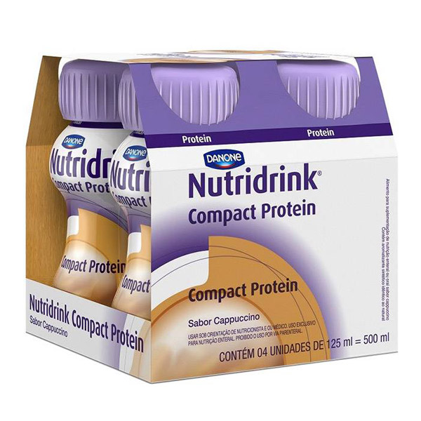 NUTRICIA (НУТРИЦИЯ) Смесь Нутридринк Компакт Протеин (энтеральное питание) персик манго 4*125мл