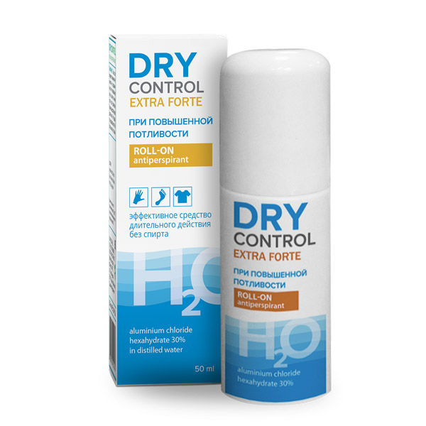Drycontrol Extra forte Средство при повышенной потливости 30% без спирта ролик 50мл