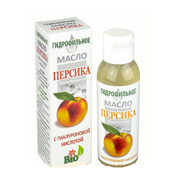 Масло гидрофильное персика с гиалуроновой кислотой Медикомед 100мл