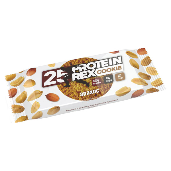 Печенье ProteinRex с высок. содерж. протеина арахис 25г №2
