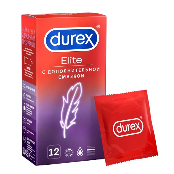 Презервативы Durex Elite №12 тонкие