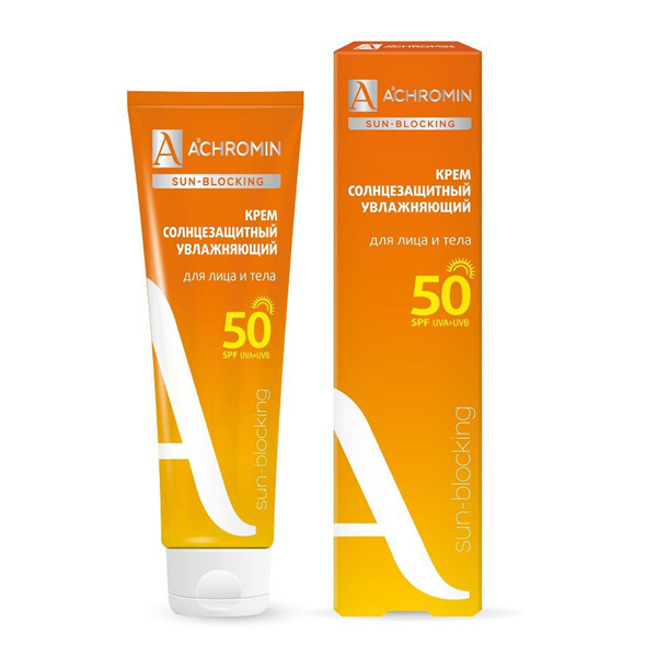 Achromin Sun blocking Крем для лица и тела солнцезащитный Экстра защита SPF50 100мл