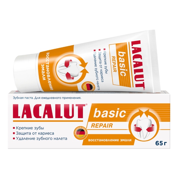 З/п Lacalut Basic repair восстановление эмали 65г