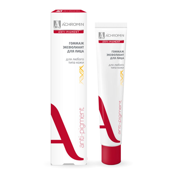 Achromin Anti pigment Гоммаж эксфолиант д/лица 75мл