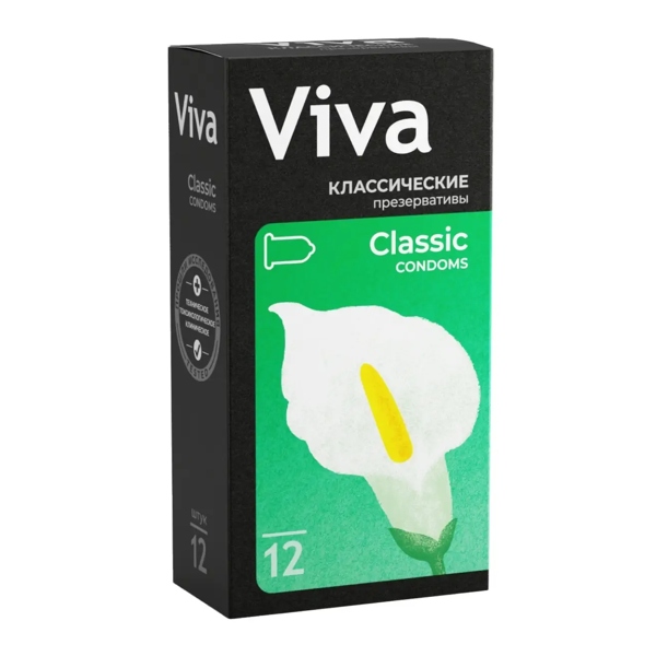 Презервативы Viva классические №12