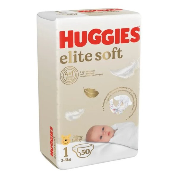 Подгузники Huggies Elite Soft 3-5кг №50