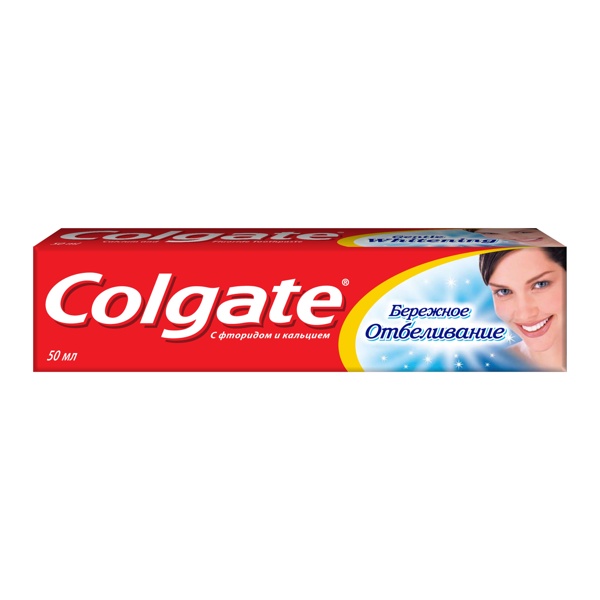 COLGATE (КОЛГЕЙТ) Зубная паста  Бережное отбеливание 50мл
