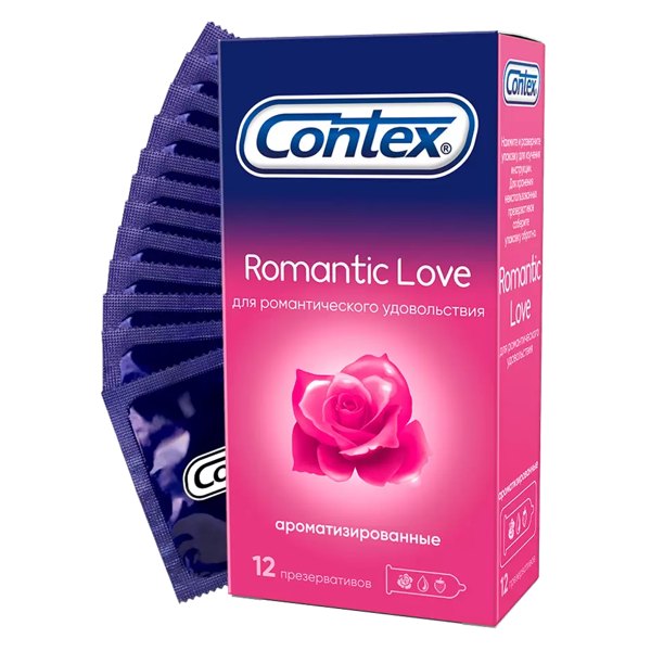 Презервативы Contex Romantic Love (ароматизированные) №12