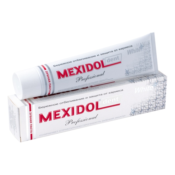 Зубная паста Мексидол дент Professional White 65г