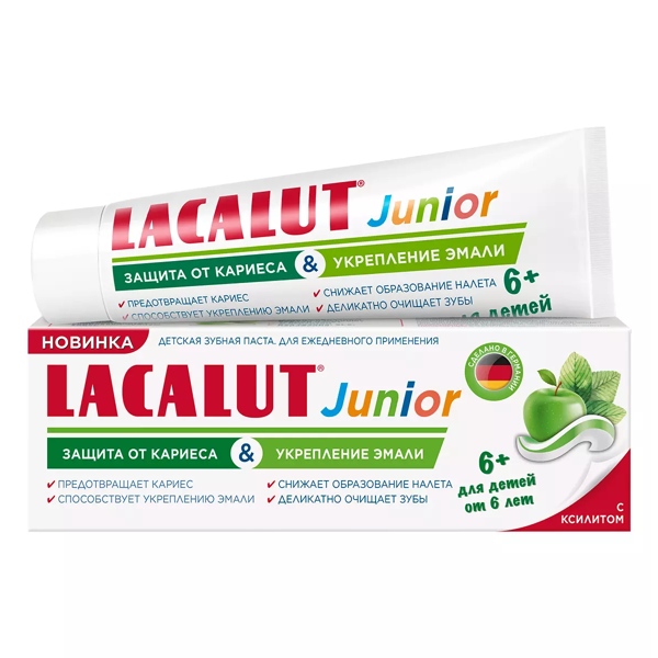 З/п Lacalut Junior 6+Защита от кариеса и укрепление эмали 65г