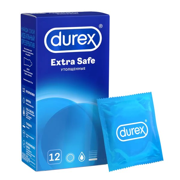 Презервативы Durex Extra Safe №12 утолщенные