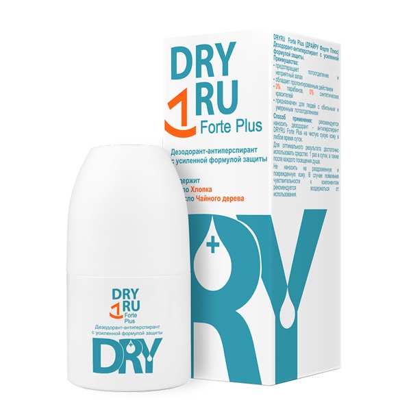 Dry ru Forte plus Дез. антиперс. с усиленной формулой защиты 50мл