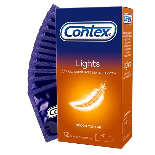 Презервативы Contex Lights особо тонкие №12