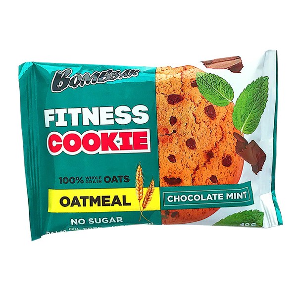 Печенье овсяное Bombbar Fitness Cookie 40 г 1 шт