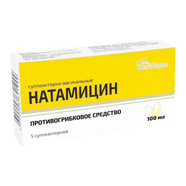 Натамицин супп. ваг. 100мг №5