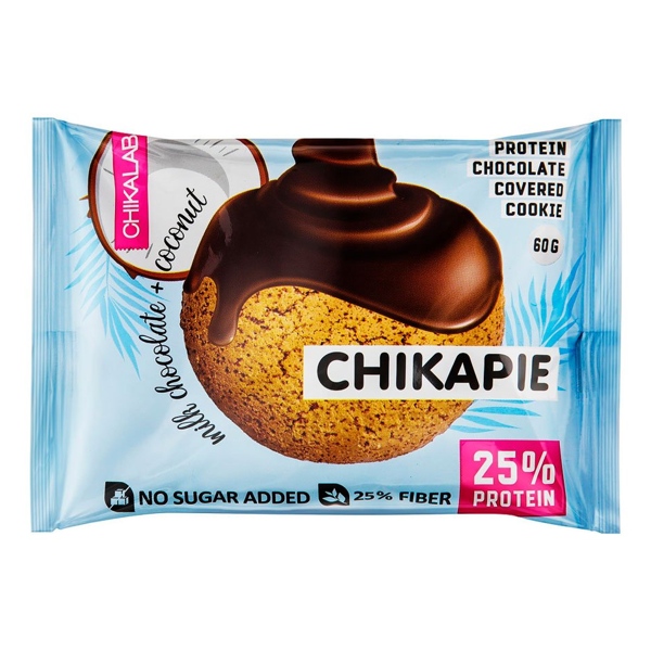 Печенье Chikalab с начинкой Кокосовое глазир. 60г