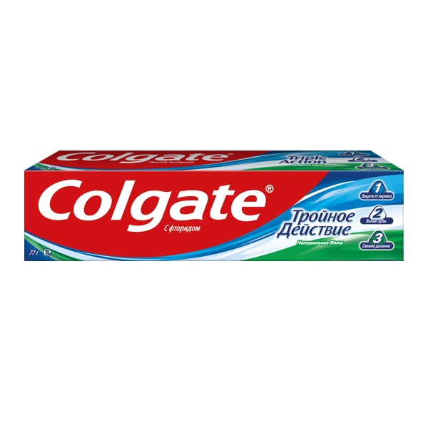 COLGATE (КОЛГЕЙТ) Зубная паста  Тройное действие 50мл