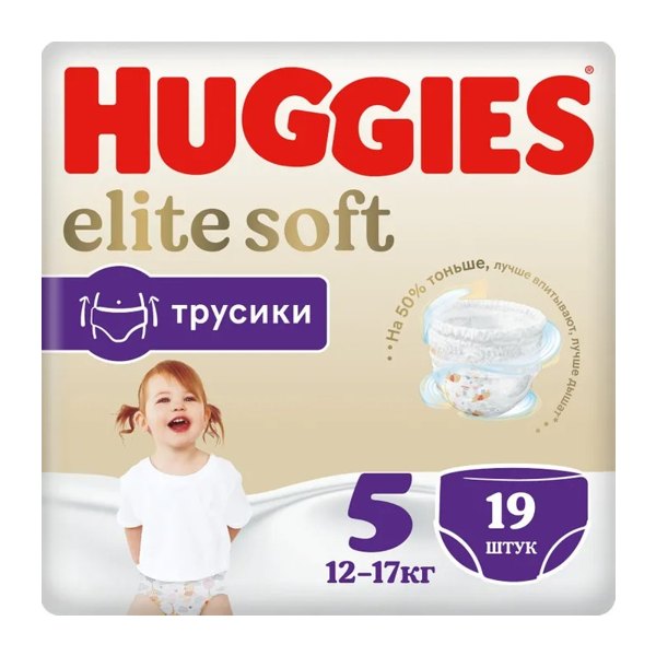 Подгузники Huggies Elite Soft 12-17кг №19