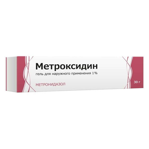 Метроксидин гель д/наруж. прим. 1% 30г