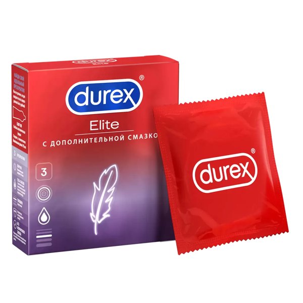 Презервативы Durex Elite №3 тонкие
