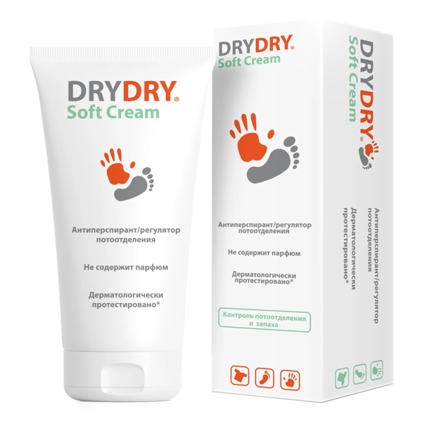 Dry Dry Soft антиперс. регулятор потоотделения крем. 50мл