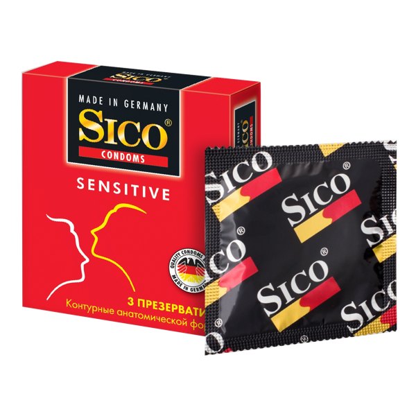 Презервативы Sico sensitive контурные №3