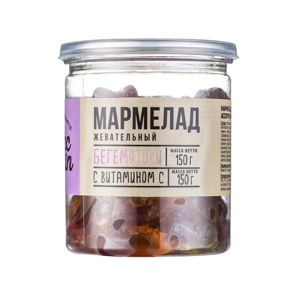 Мармелад жевательный MacGuffin Бегемотики ассорти вкусов с витаминами 150г