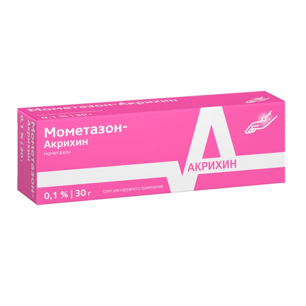 Мометазон Акрихин крем д/наруж. прим. 0,1% 30г