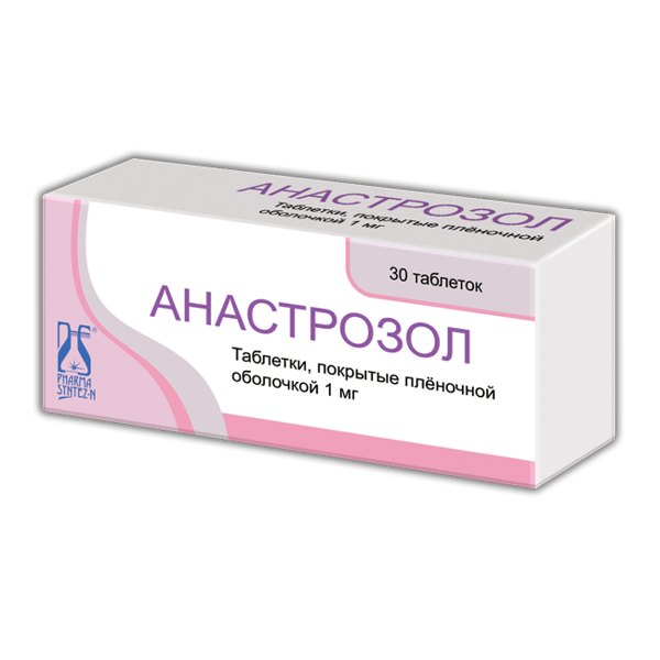Анастрозол таб. п/пл/о 1мг №30