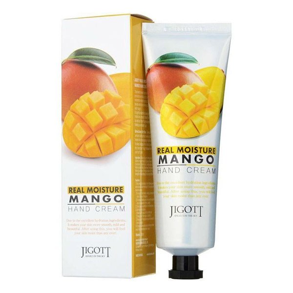 JIGOTT (ЖИГОТТ) Крем для рук Real Moisture Mango увлажняющий с экстрактом манго 100мл
