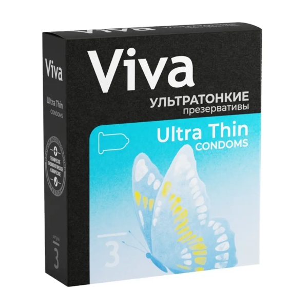 Презервативы Viva ультратонкие №3