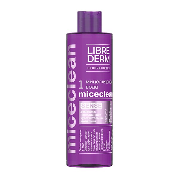 LIBREDERM Miceclean Sense Вода мицеллярная для чувствительной кожи 400мл