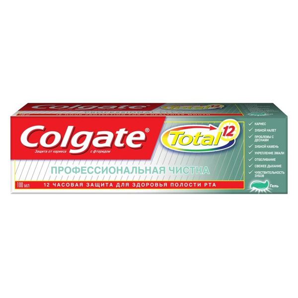 Colgate Total 12 Зубной гель Профессиональная чистка 100мл