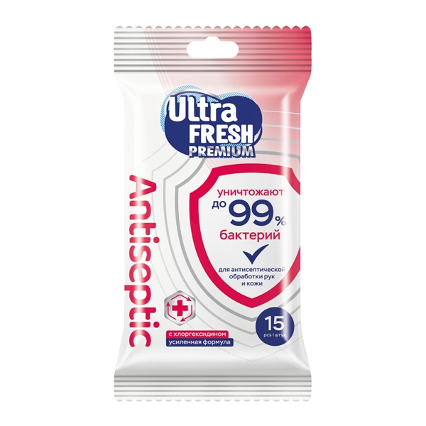 Салф вл. Ultra fresh Premium Antiseptic с хлоргексидином №15